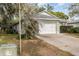 One story house with a white garage door and landscaping at 11 Ginger Cir, Leesburg, FL 34748