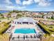 Relaxing pool area with lounge chairs and a cabana at 1112 Hull Island Dr, Oakland, FL 34787