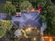 Bird's eye view of house, landscaping, and driveway at 1426 Nottingham St, Orlando, FL 32803