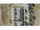 Overhead view of townhouses and surrounding landscape at 15322 Murcott Blossom Blvd, Winter Garden, FL 34787