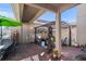 Relaxing patio with pergola, seating, and dining area at 15322 Murcott Blossom Blvd, Winter Garden, FL 34787
