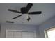 Bedroom featuring a ceiling fan and window at 2406 S Lake Avenue Ave, Sanford, FL 32771