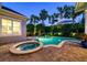 Spa and pool with brick pavers at 4424 New Broad St, Orlando, FL 32814