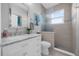 Bathroom with vanity, toilet and shower at 820 Duff Dr, Winter Garden, FL 34787