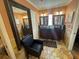 Spa-like bathroom with double sinks, large mirror and a walk-in shower at 1641 Lake Marion Dr, Apopka, FL 32712