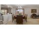 Formal dining room with a round table and six chairs at 218 Black Springs Ln, Winter Garden, FL 34787