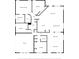 Detailed floor plan showcasing the layout of the home, including bedrooms, bathrooms, kitchen, and living areas at 218 Black Springs Ln, Winter Garden, FL 34787