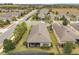Aerial view highlighting home's backyard and neighborhood context at 2714 Stargrass Cir, Clermont, FL 34715