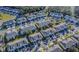 Aerial view of houses and community at 2746 Stanwood Dr, Kissimmee, FL 34743
