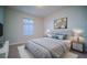 Bedroom with king bed and window at 2746 Stanwood Dr, Kissimmee, FL 34743