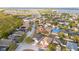 Aerial view highlighting home's location in a quiet area at 632 Kermarah Ave, Haines City, FL 33844