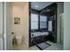 Luxurious bathroom featuring a soaking tub and marble accents at 8059 King Palm Cir, Kissimmee, FL 34747