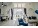 Spacious living room with view of the pool at 8059 King Palm Cir, Kissimmee, FL 34747