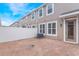 Private patio, brick pavers, and fenced backyard at 8127 Cadman St, Orlando, FL 32832