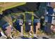 Aerial view of backyard with pool and canal creating a relaxing retreat at 2981 Viscount Cir, Kissimmee, FL 34747