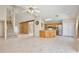 Open kitchen with island and wooden cabinetry at 2981 Viscount Cir, Kissimmee, FL 34747