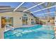 Enjoy this beautiful pool with screened enclosure and access from house at 2981 Viscount Cir, Kissimmee, FL 34747