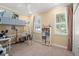 Bedroom with bunk bed, desk and built-in shelving at 31921 Redtail Reserve Blvd, Sorrento, FL 32776