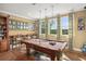 Game room with pool table and bar area at 31921 Redtail Reserve Blvd, Sorrento, FL 32776