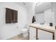 Clean bathroom with toilet, sink, and vanity at 3900 Southpointe Dr # 127, Orlando, FL 32822