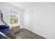 Bedroom with a bunk bed, nightstand, and closet at 3900 Southpointe Dr # 127, Orlando, FL 32822