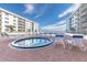 Relaxing hot tub area with comfortable seating at 4153 S Atlantic Ave # 3070, New Smyrna Beach, FL 32169