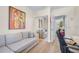 Bright bedroom with a sofa bed and built-in closet at 4849 Cypress Woods Dr # 1310, Orlando, FL 32811