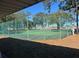 Outdoor tennis court with chain-link fence at 5259 Images Cir # 102, Kissimmee, FL 34746