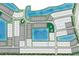 Community map showing home lots and waterways at 5701 Le Marin Way, Kissimmee, FL 34758