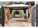 Brick pathway leads to backyard with gazebo and seating at 606 E Amelia St, Orlando, FL 32803