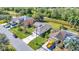 Aerial view of house and neighborhood at 849 Jarnac Dr, Kissimmee, FL 34759