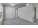 Bright dining area with carpeted floors and a chandelier at 849 Jarnac Dr, Kissimmee, FL 34759