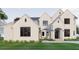 Stunning white brick home with modern black windows and a perfectly manicured lawn at 1112 Sarah Mathews Dr, Oakland, FL 34787