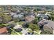 Aerial view of house and surrounding neighborhood at 1519 Lake Rhea Dr, Windermere, FL 34786