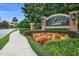 The Reserve at Bellmere community entrance with landscaped signage at 1519 Lake Rhea Dr, Windermere, FL 34786