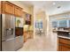 Eat-in kitchen with stainless steel appliances and breakfast nook at 1519 Lake Rhea Dr, Windermere, FL 34786