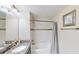 Bathroom boasts granite vanity and tiled shower/tub at 1582 Moon Valley Dr, Champions Gate, FL 33896