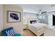 Bright bedroom with a queen bed, and ceiling fan at 1582 Moon Valley Dr, Champions Gate, FL 33896