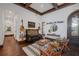 Music room with piano, guitars, and a cozy sitting area at 541 Virginia Dr, Winter Park, FL 32789