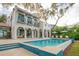Luxury pool and patio, steps from the house at 541 Virginia Dr, Winter Park, FL 32789
