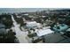 Aerial view showcasing a house's location near the beach in New Smyrna Beach at 821 E 1St Ave, New Smyrna Beach, FL 32169