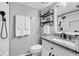 Clean and updated bathroom with granite countertop and modern fixtures at 111 N Atlantic Ave # 2090, New Smyrna Beach, FL 32169