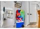 Convenient entryway with storage for beach gear and other items at 111 N Atlantic Ave # 2090, New Smyrna Beach, FL 32169