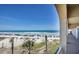 Stunning ocean view from balcony, showcasing beach and waves at 111 N Atlantic Ave # 2090, New Smyrna Beach, FL 32169
