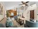 Open living area with high ceilings and a stylish decor at 11944 Cheltinham Dr, Orlando, FL 32824