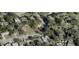 Aerial view of a house and surrounding neighborhood at 121 Valencia Dr, Edgewater, FL 32132