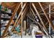 Unfinished attic with HVAC and storage space at 1339 Villa Ln # 50, Apopka, FL 32712