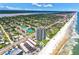 High-rise beachfront building, aerial view at 1420 N Atlantic Ave # 1501, Daytona Beach, FL 32118