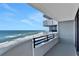 Balcony with stunning ocean view at 1420 N Atlantic Ave # 1501, Daytona Beach, FL 32118