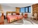 Bedroom with two twin beds and city view at 1420 N Atlantic Ave # 1501, Daytona Beach, FL 32118